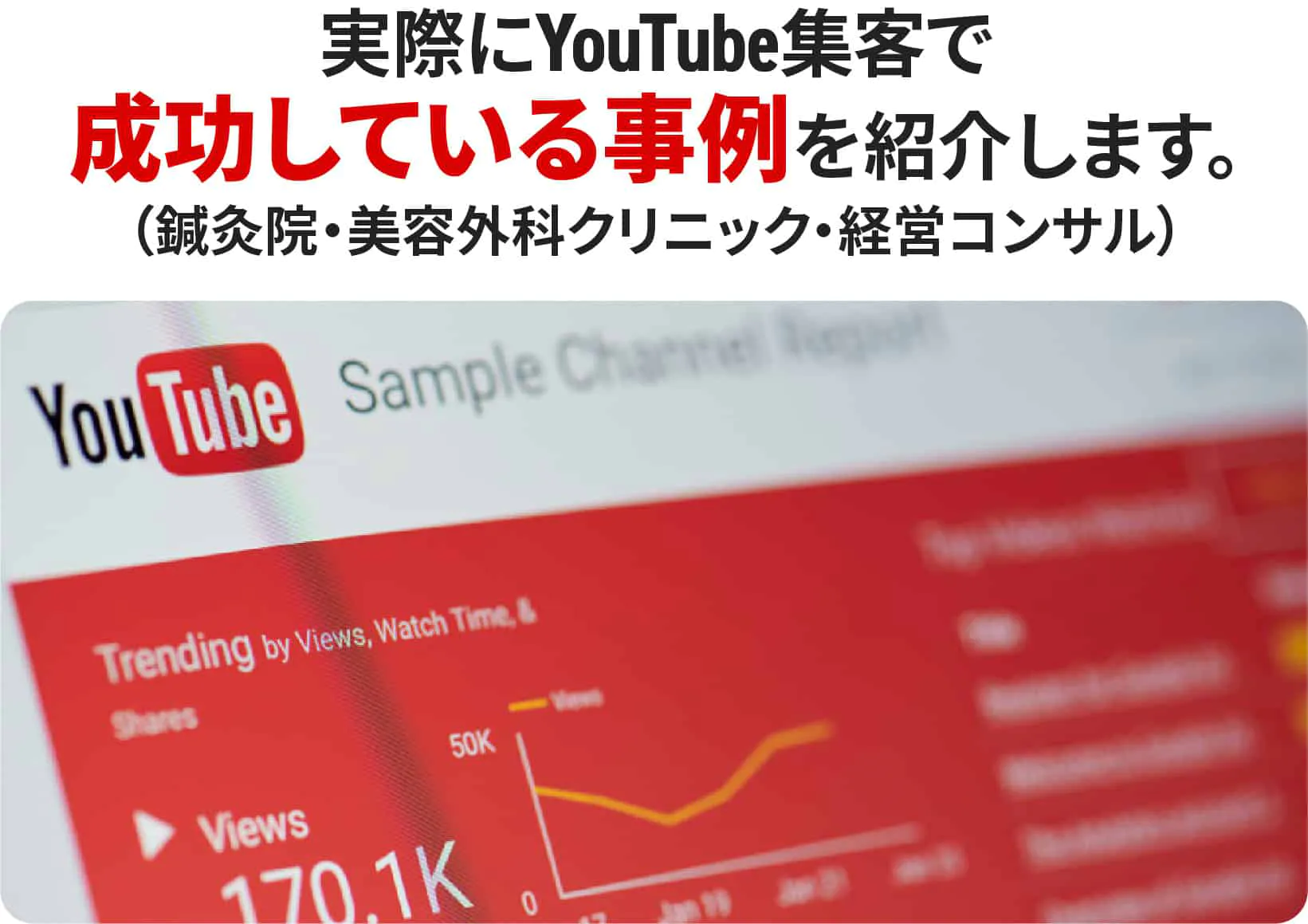 成功している事例を紹介します。